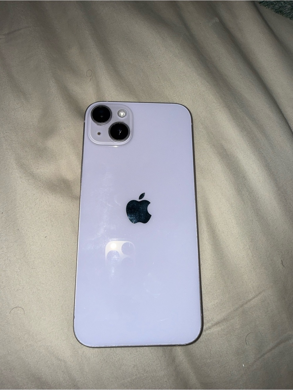 Apple iPhone in Light Purple with Dual Rear Cameras